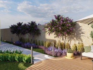 Dört Mevsim Yeşilin Her Tonuyla Sarılı Bir Yaşam Alanı: Villa Bahçesi Peyzaj Proje Tasarımı